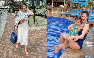 Park Eun-ji, family trip to Hawaii after losing 30kg
