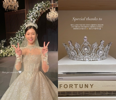 Lee Da-in, the secret to her gorgeous tiara is 'making it herself'