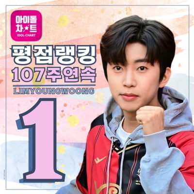 Lim Young-woong, No. 1 on Idol Chart Rating Rankings for 107 consecutive weeks