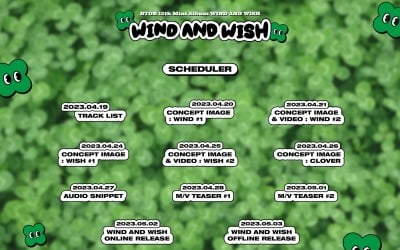 BTOB releases scheduler for 12th mini album 'WIND AND WISH'