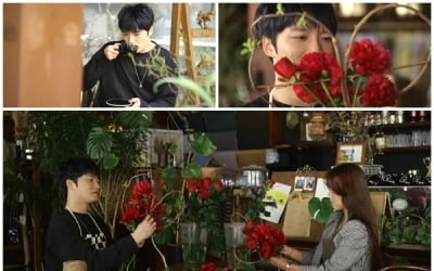 Jaejoong Kim, surprise meeting with a beautiful flower arrangement teacher