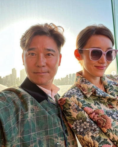 Lim Chang-jung attends the morning party together