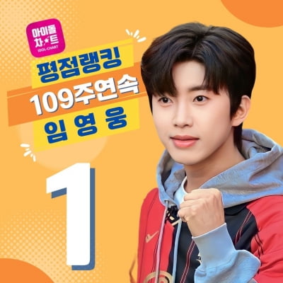 Lim Young-woong, No. 1 on Idol Chart Rating Rankings for 109 consecutive weeks