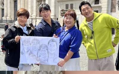 The national sports team came together and went on a backpacking trip to Italy.