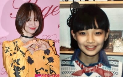 Shin Min-ah, certified as a beauty from birth, has the eyes of a deer since childhood