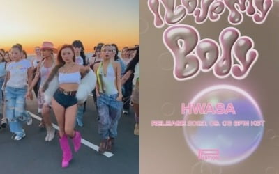 Hwasa releases 'I Love My Body' MV teaser