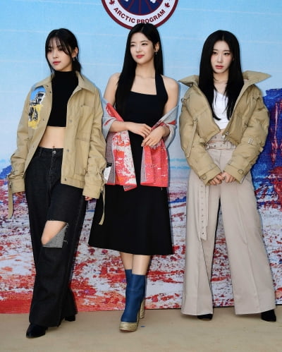 [TEN포토] 있지 류진-리아-채령 '미녀 삼총사'