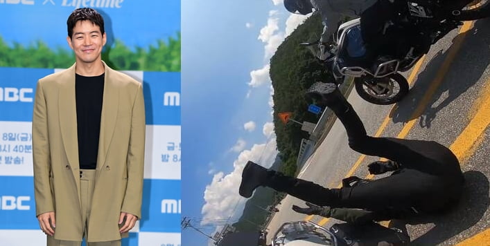 [종합] 이상윤, 바이크 사고났다…김남길과 동행, 원인은 '기어 조작 실수'  ('남기리')