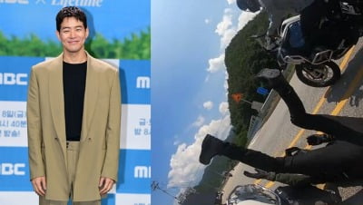 Lee Sang-yoon had a bike accident