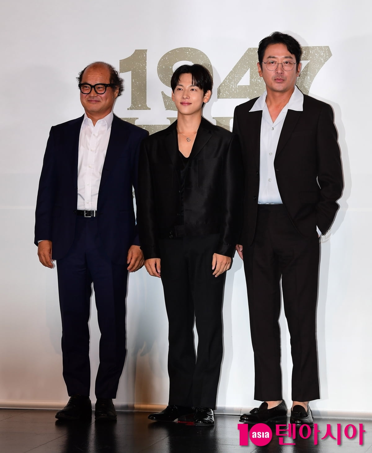 [TEN포토] 하정우-임시완-김상호 '1947 보스톤 기대하세요'