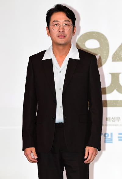 [TEN포토] 하정우 '떨렸던 손기정 역활'