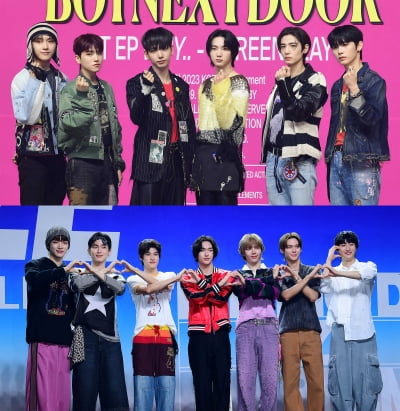 라이즈 "밀리언셀러" vs 보이넥 "4배 성장"…SM·하이브, 라이벌보단 러닝메이트[TEN스타필드]