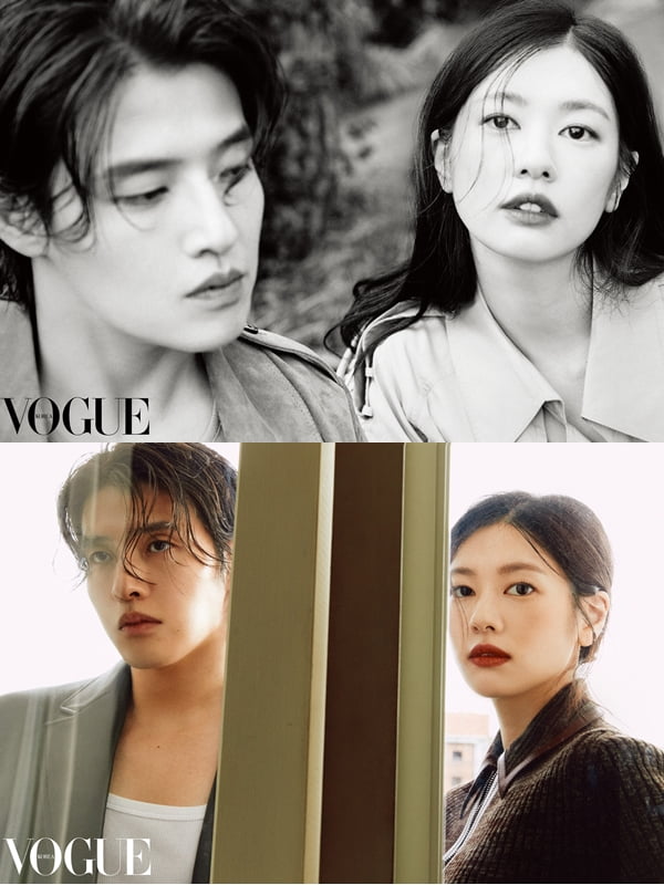 배우 강하늘, 정소민 보그 코리아 화보. /사진제공=보그 코리아