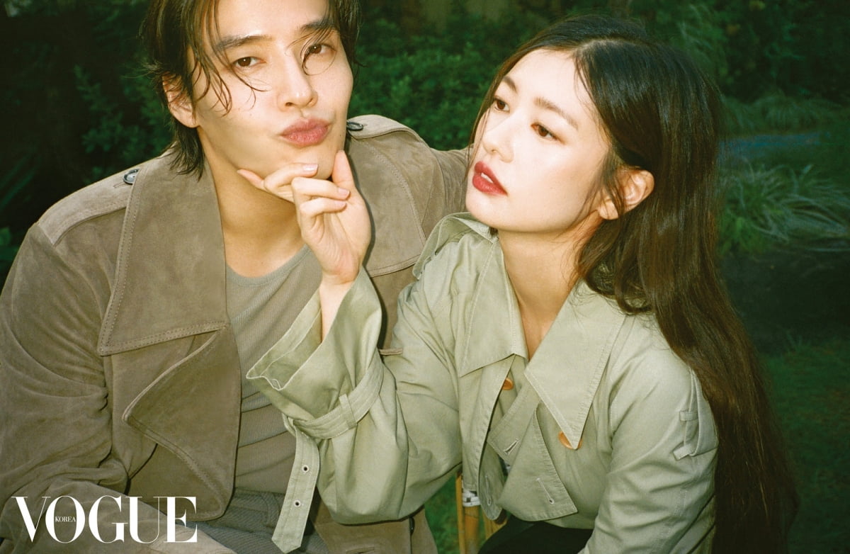 배우 강하늘, 정소민 보그 코리아 화보. /사진제공=보그 코리아