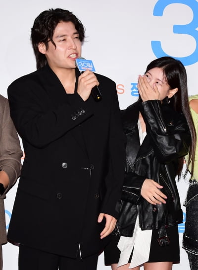 [TEN포토] 정소민 '강하늘 큰 목소리에 빵터졌어요'