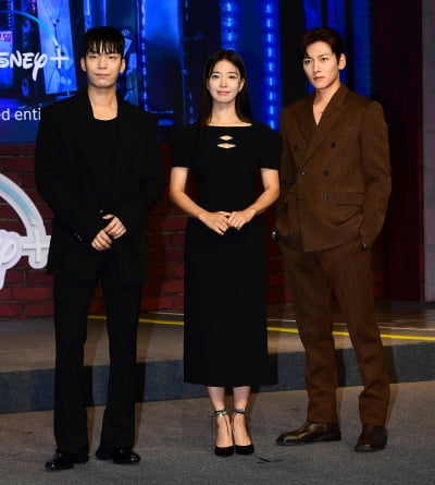[TEN포토] 지창욱-위하준-임세미 '최악의 악 기대하세요'