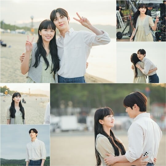 김소현♥황민현, 설렘 폭발…미공개 비하인드 컷 ('소용없어 거짓말')