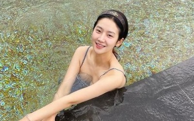 Park Joo-hyun swims three times a day at a 5-star hotel in Jeju Island
