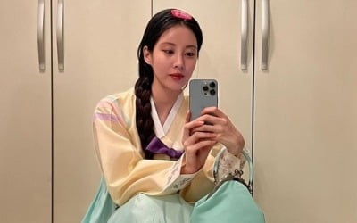 Girls' Generation Seohyun, beautiful Hanbok appearance on Lunar New Year's Day