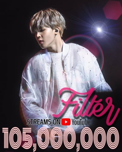 BTS Jimin's 'Filter', 352 million on Spotify