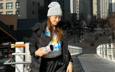 Seo Hayan, a souvenir she took with her when she went to a 5-star hotel.