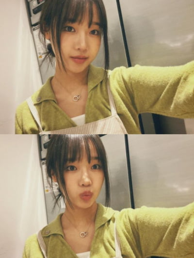 Choi Yoo-jung wears an apron and transforms into a Yojo lady