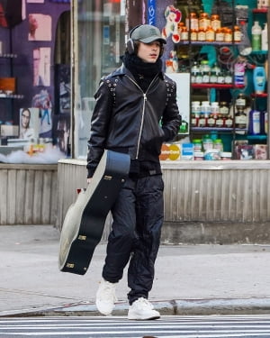 'Hollywood trending man' Timothee Chalamet, captured in warm plain clothes fashion