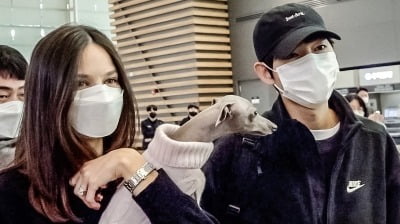 Song Joong-ki, Katy, and pets depart for the country with their entire family