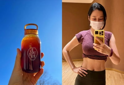 Honey Lee continues to take care of herself after giving birth