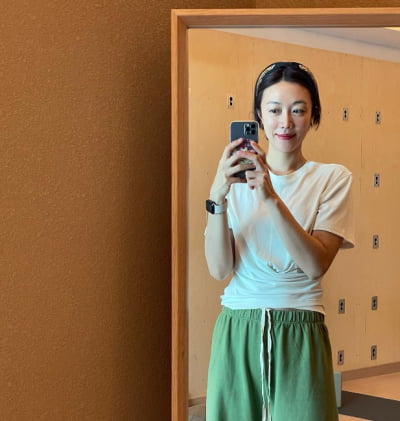 Seo Hyun-jin, a leisurely morning after marrying her doctor husband