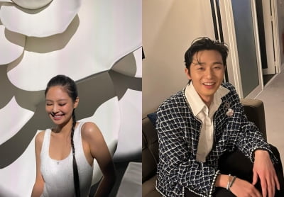 Jenny went to Paris and met Park Seo-joon, V's boss from 'Seojin's'