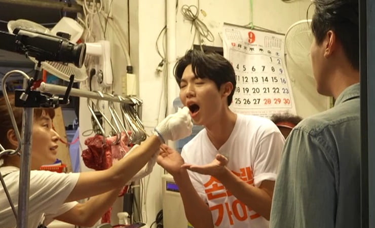 "녹화장 이탈 사태"…손태진→박민수, 35인분 먹방 도전했다가 '진땀'('장필무')