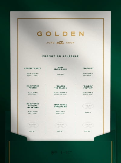 BTS Jungkook reveals solo album ‘GOLDEN’ promotion schedule… Content ‘Great Air Raid’ announced