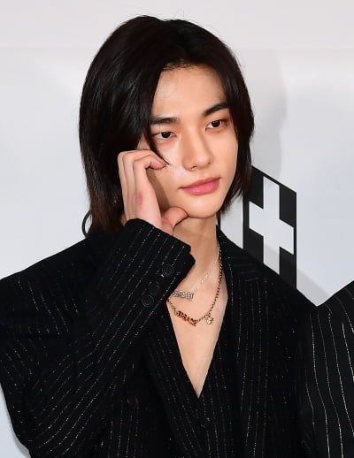 [TEN포토] 스트레이 키즈 현진 '행복한 하트'