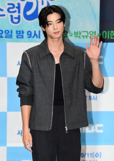 [TEN포토] 차은우 '오늘도 잘생김'
