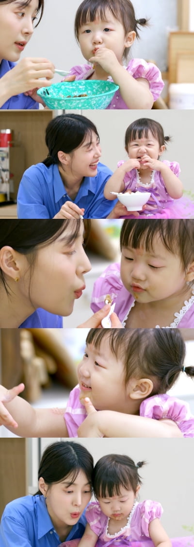 'Pyeon Restaurant' Han Ji-hye's daughter Yun-seul, how was her first Jajangmyeon mukbang?
