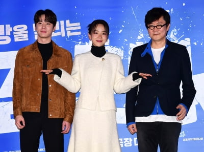 [TEN포토] 이준영-신혜선-박진표 감독 '용감한 시민 주역들'
