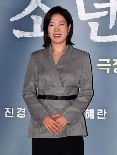 [TEN포토] 염혜란 '미소는 따뜻하게'