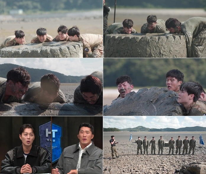 '갯벌 타이어 뒤집기' 데스매치…UDU 이병주 고함에 MC군단 "왜 그래?" ('강철부대3')