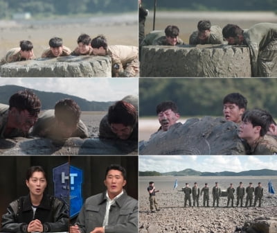 '갯벌 타이어 뒤집기' 데스매치…UDU 이병주 고함에 MC군단 "왜 그래?" ('강철부대3')