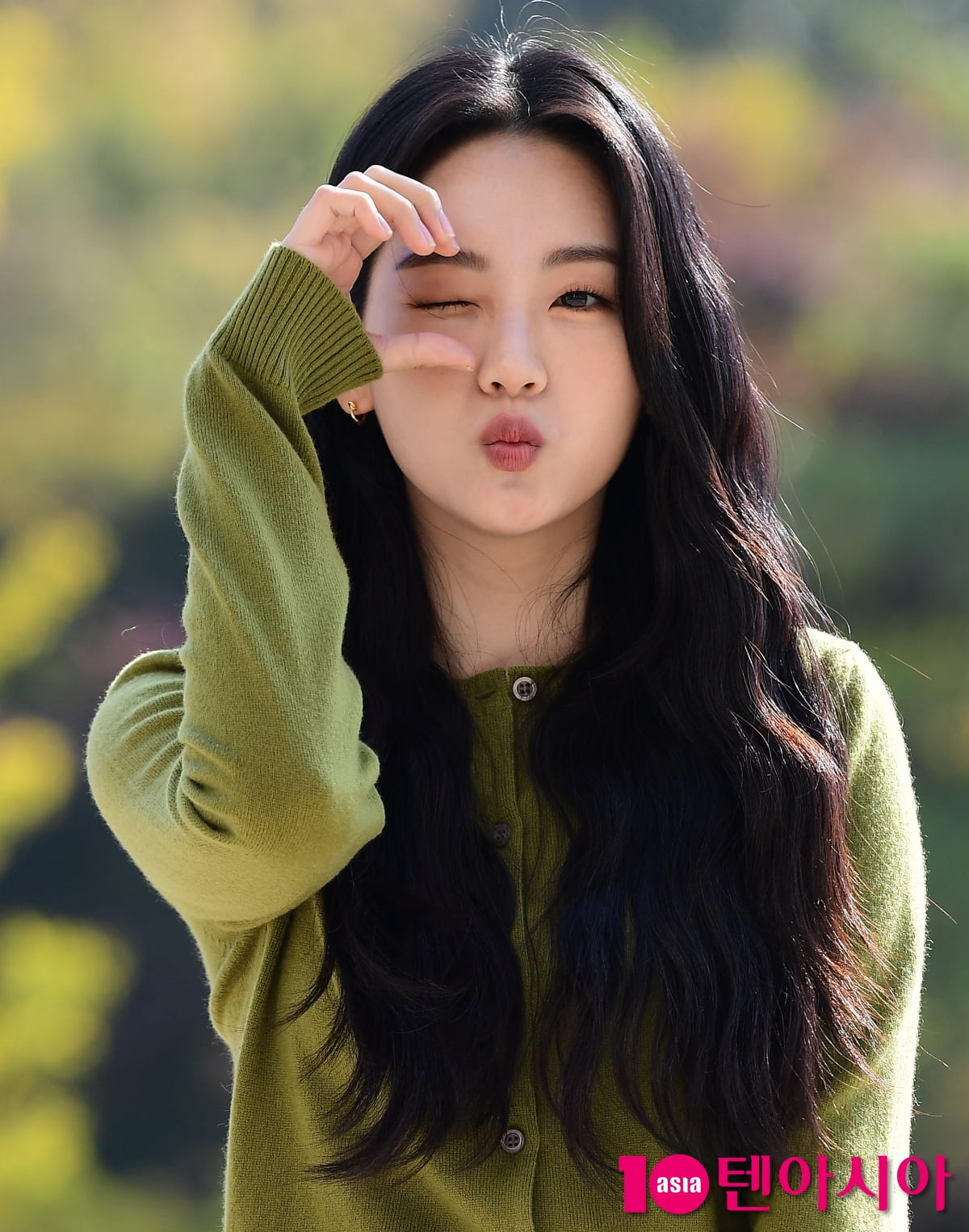 조이현, 단풍도 질투하는 찐미소....상큼 발랄[TEN포토+]