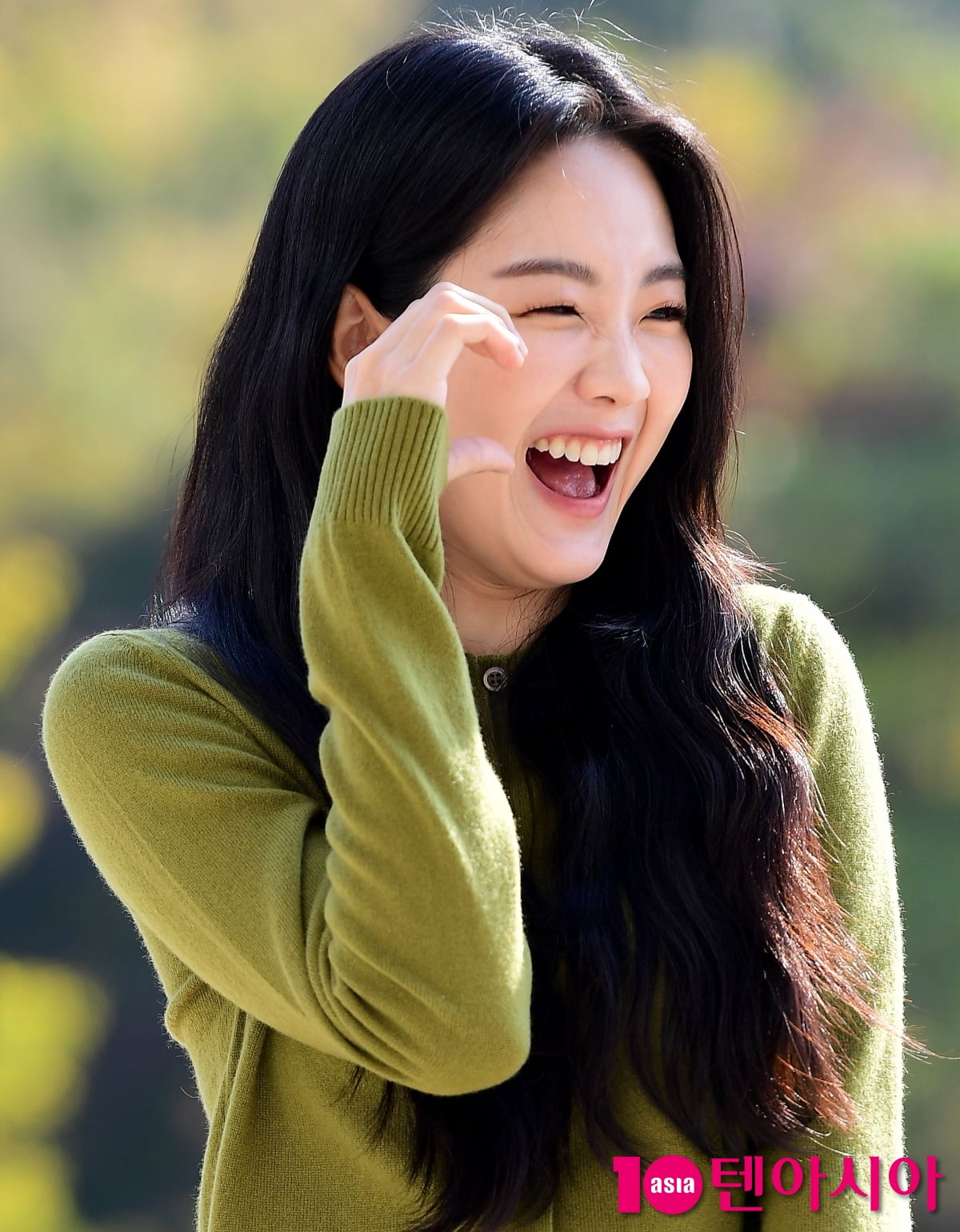 조이현, 단풍도 질투하는 찐미소....상큼 발랄[TEN포토+]