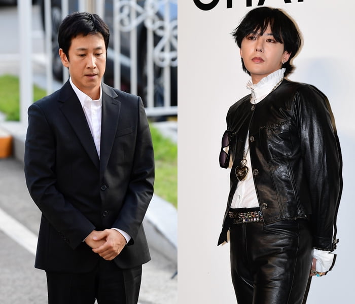 배우 이선균, 가수 지드래곤. /사진=텐아시아 DB