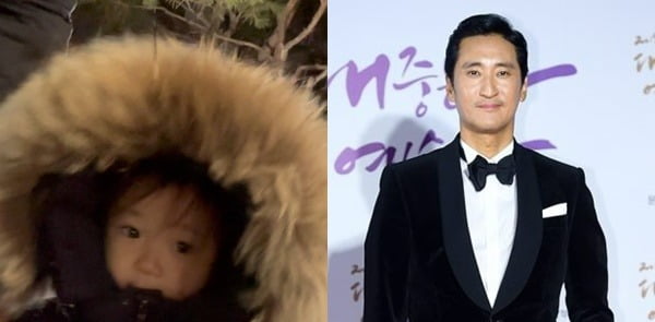 Shin Hyun-jun, pampering his late-born child at the age of 54