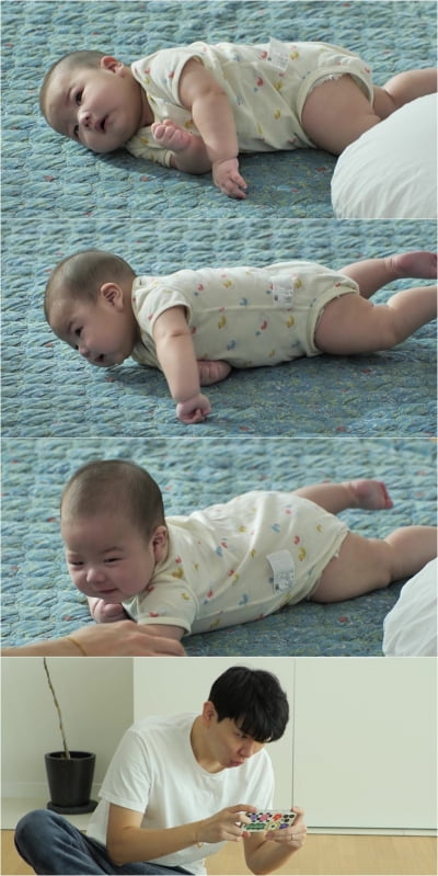 'Hong Hyeon-hee's child's shooting star, succeeds in first 'flipping'
