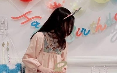 Kwon Sang-woo and Son Tae-young's daughter Riho already celebrates her 8th birthday