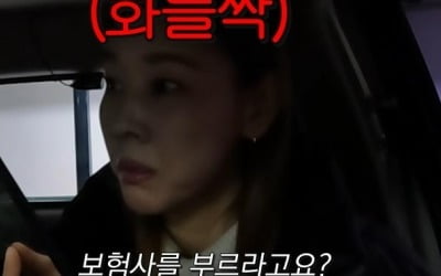 Han Hye-jin, "Battery discharged" as soon as she got behind the wheel of a used truck.