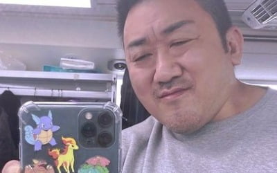 Ma Dong-seok's cuteness is inversely proportional to his size.