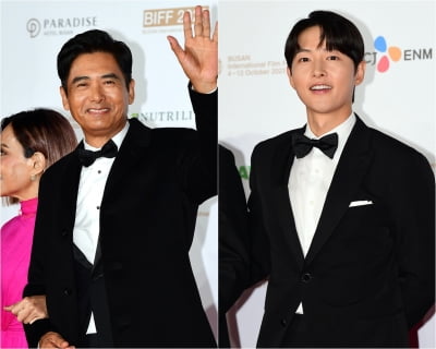 Chow Yun-fat, 'the majesty of a man', Song Joong-ki, 'infatuated with hearts', and Jang Won-seok, 'baggage man-to-be'