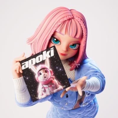 「バーチャルアイドル」アポキ、日本で通じた